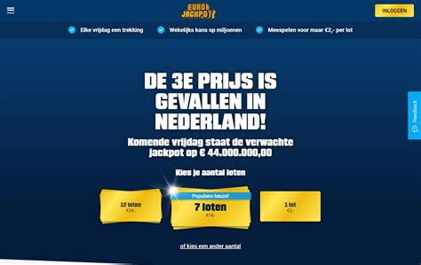 eurojackpot.nl|eurojackpot inloggen.